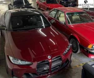 highlighting a fleet of pristine vehicles following paint correction
